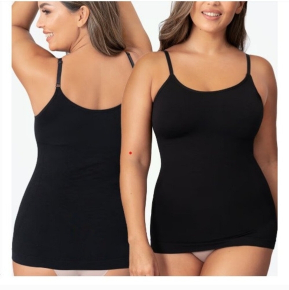 Shapermint Essentials Scoop Neck Cami Women's XL Black  NWOT - Picture 1 of 6